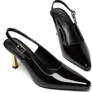 Athlefit Women's High Stiletto Slingback Heels